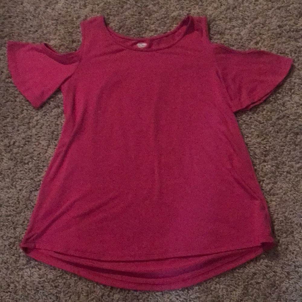 Girls old navy cold shoulder top